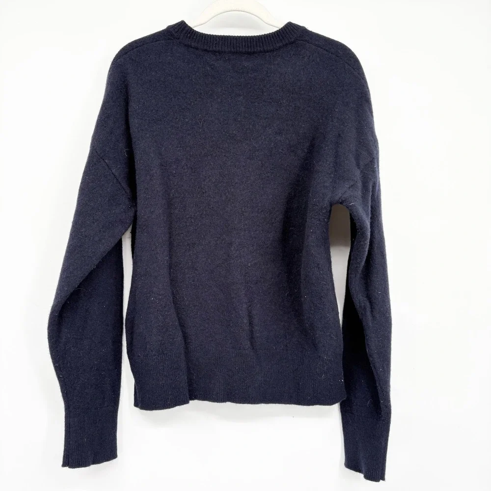 Best Mel B Jumpers Mens Navy Blue‎ Merino Wool Mate Graphic Streetwear Sweater L